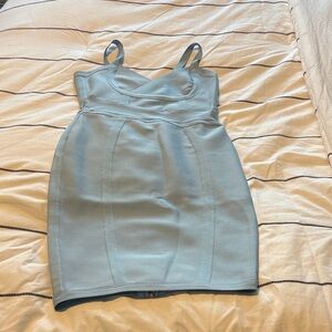 Elegant Blue Women's Dress